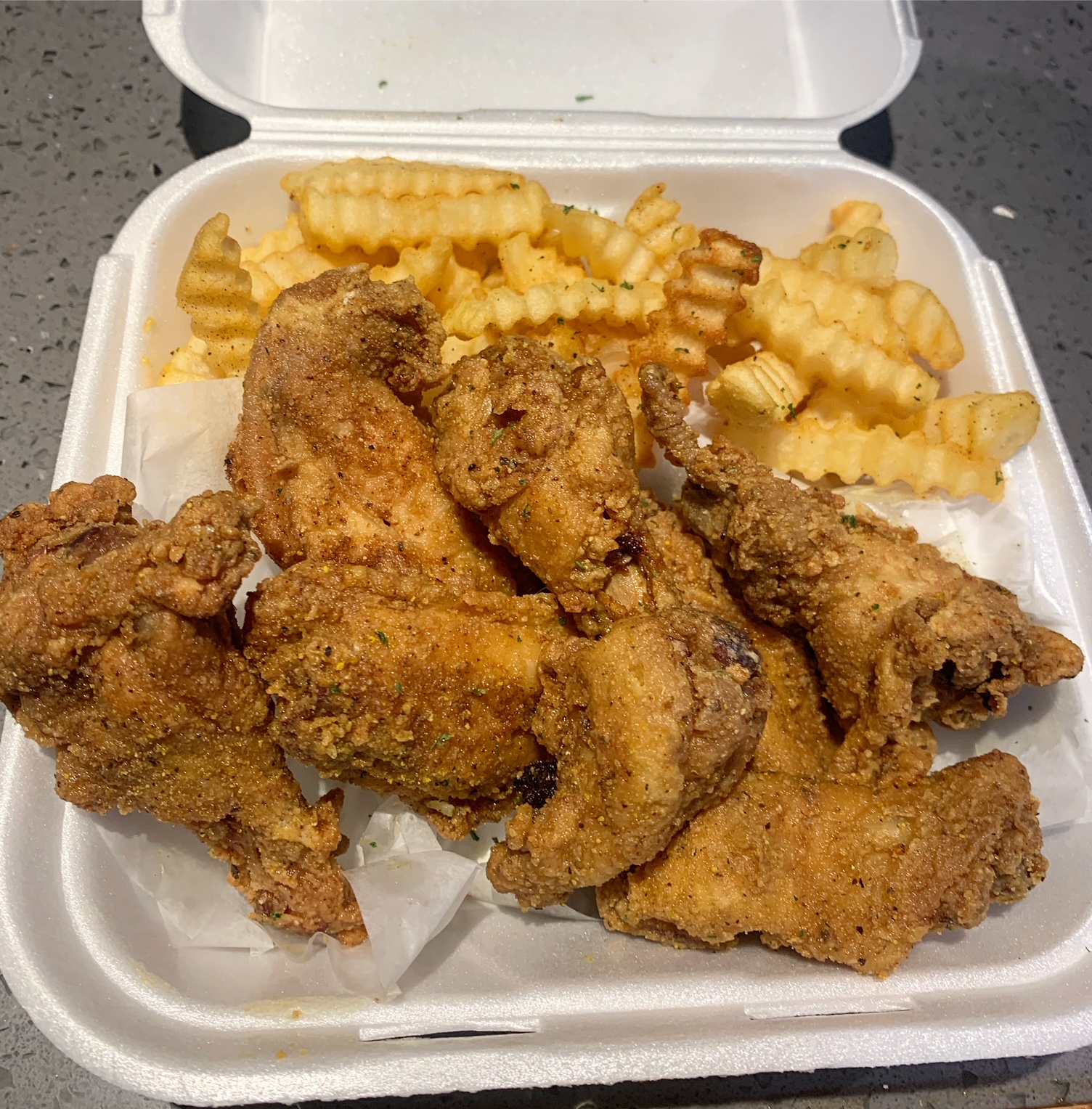 Order Lemon Pepper Wings food online from Solid Rock Cafe store, Antioch on bringmethat.com