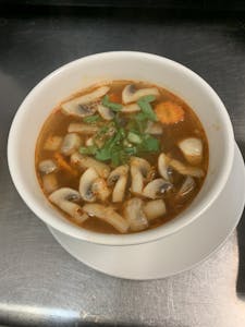Order 3. Hot & Sour Mushroom Soup  food online from Bangkok Thai Cuisine store, Dover on bringmethat.com