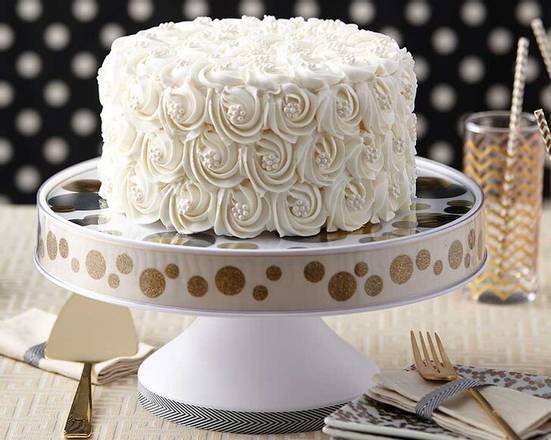Order Special Designed Wedding Cake (8" feeds 6-8 people) food online from Ny Popcorn store, New York on bringmethat.com