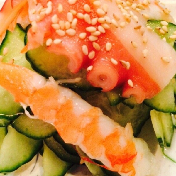 Order Sunomono Salad food online from What the fish sushi store, Los Angeles on bringmethat.com