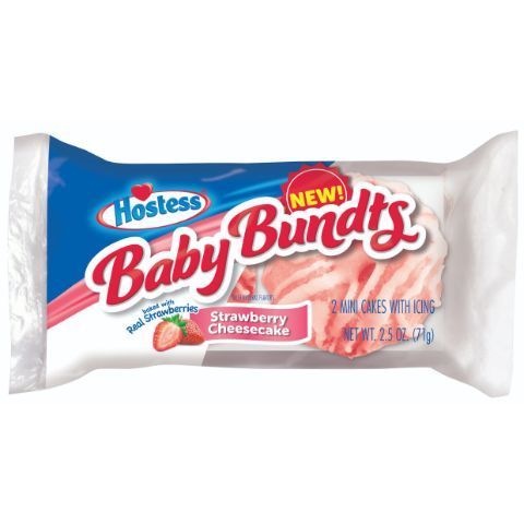 Order Hostess Baby Bundts Strawberry Cheesecake 2 Count 2.5oz food online from 7-Eleven store, San Francisco on bringmethat.com