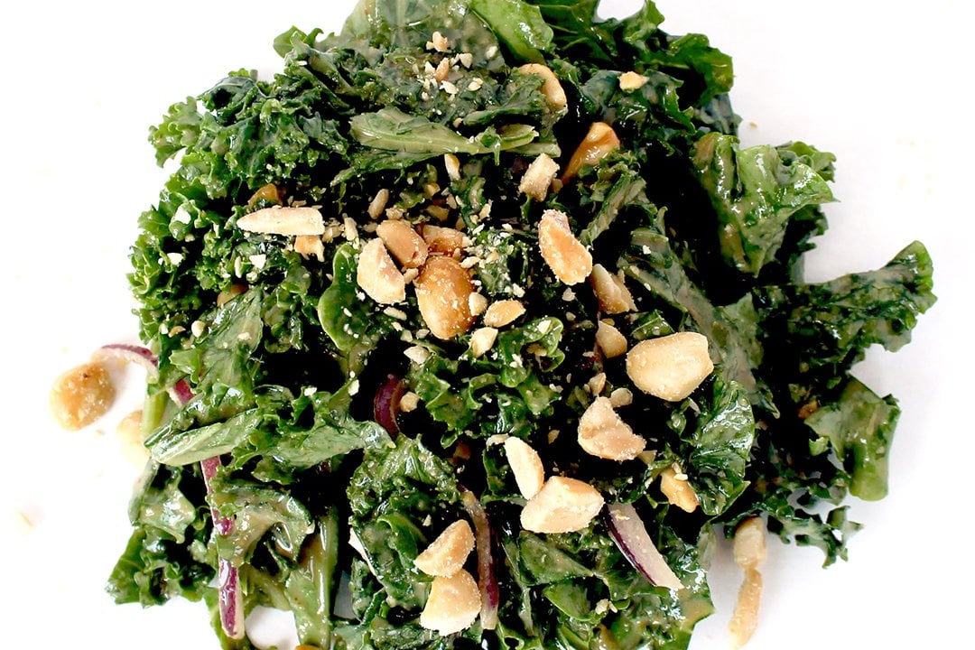 Order Kale With Spicy Peanut Dressing food online from Cube Marketplace & Cafe store, Los Angeles on bringmethat.com