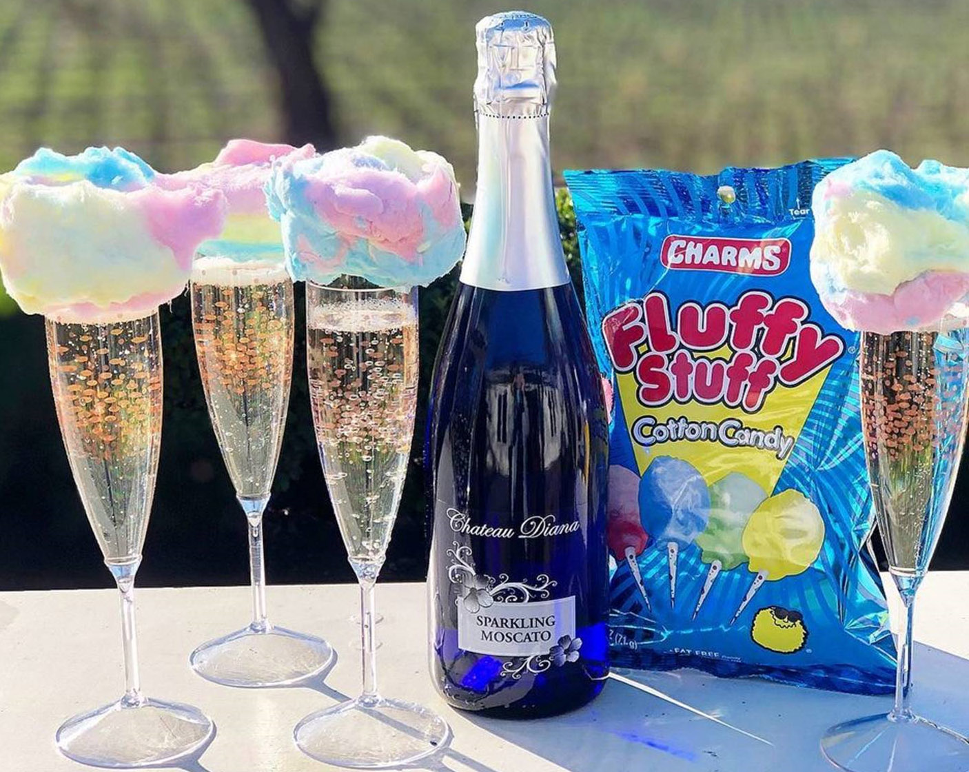 Order Cotton Candy Moscato Pack food online from Chateau Diana Winery store, Healdsburg on bringmethat.com