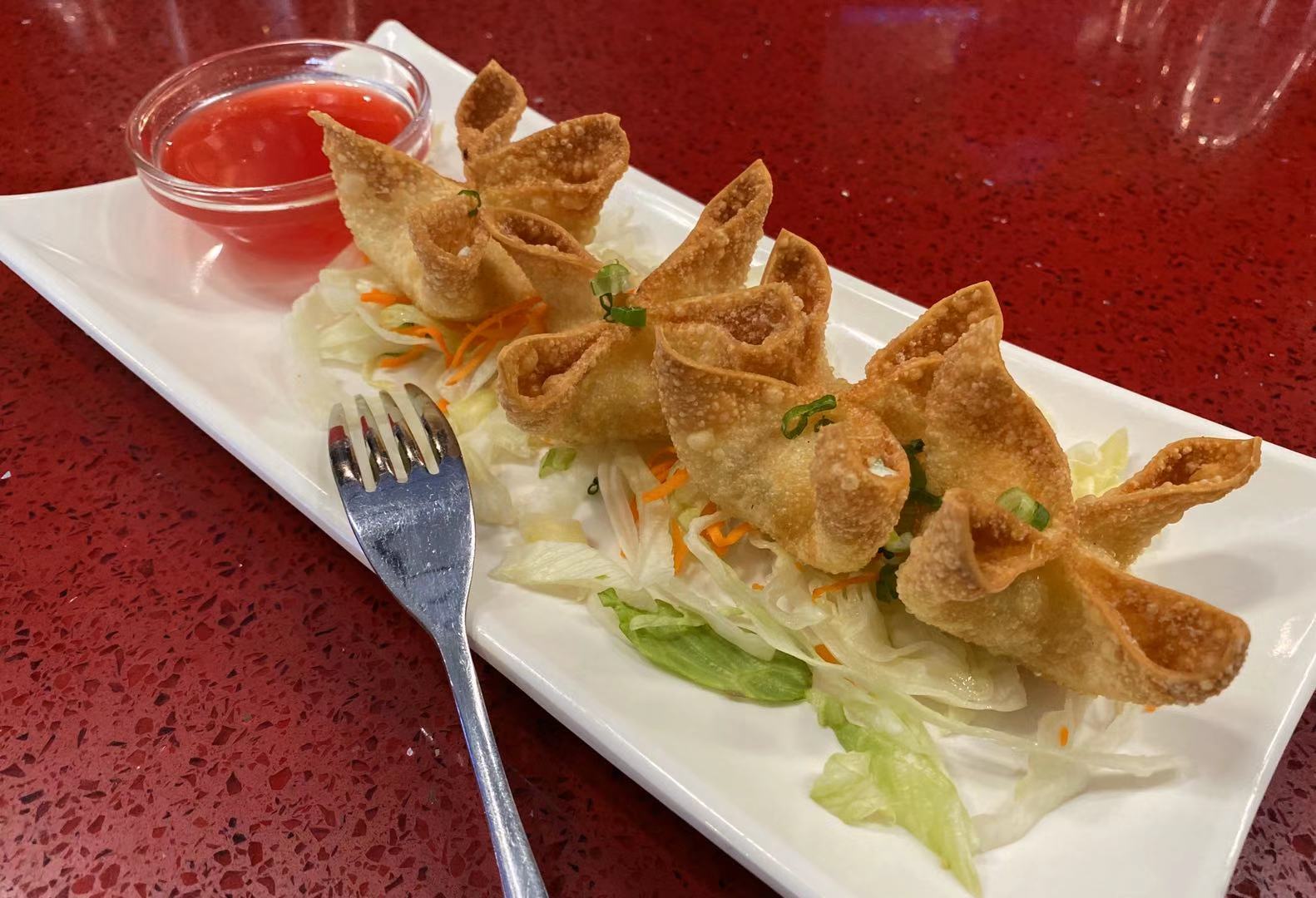 Order Cheese wontons food online from Tom Kha Thai Asian Bistro store, Fort Collins on bringmethat.com