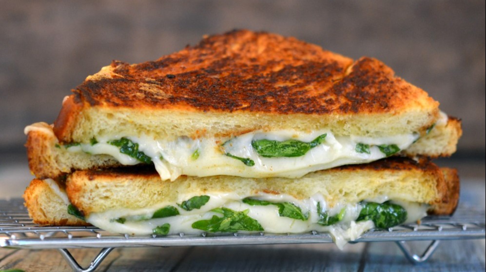 Order Arugula & Provolone Grilled Cheese food online from Veritable store, New York on bringmethat.com