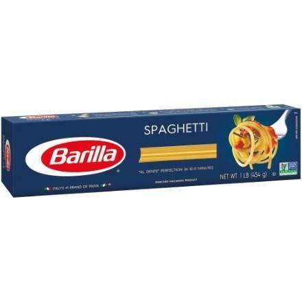 Order Barilla Spaghetti Pasta (1 lb) food online from Light Speed Market store, Marietta on bringmethat.com
