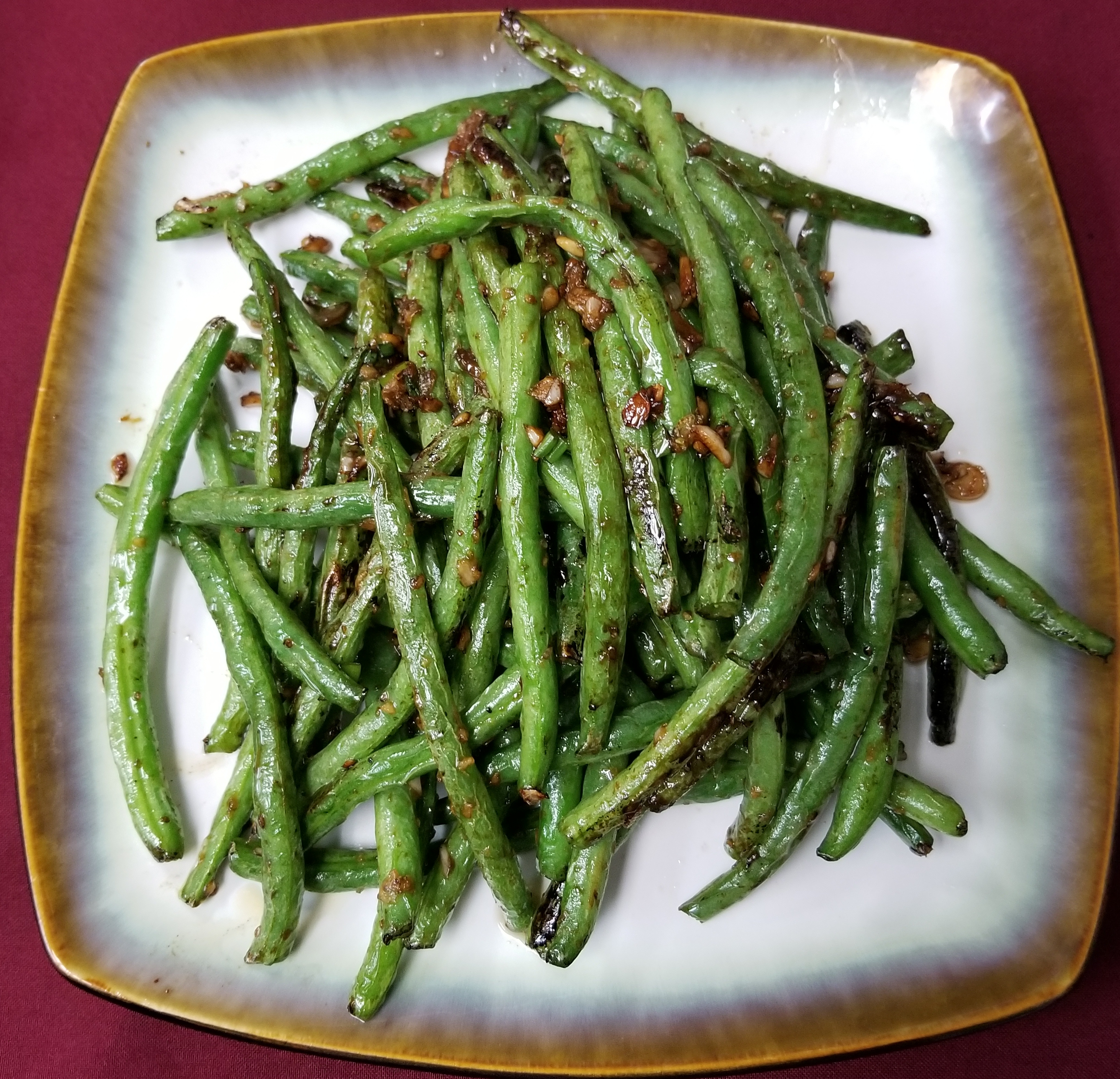 Order 509. Dry Sauteed String Bean food online from Thien Hoang Restaurant store, Portland on bringmethat.com