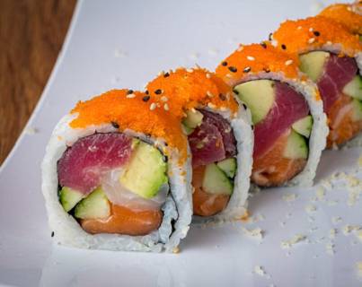 Order Olympic Roll food online from Sushi Runner Express store, South Miami on bringmethat.com