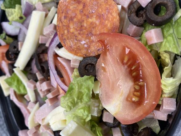 Order Meat and Cheese Salad food online from Mac Pizza & Wings store, Richmond on bringmethat.com