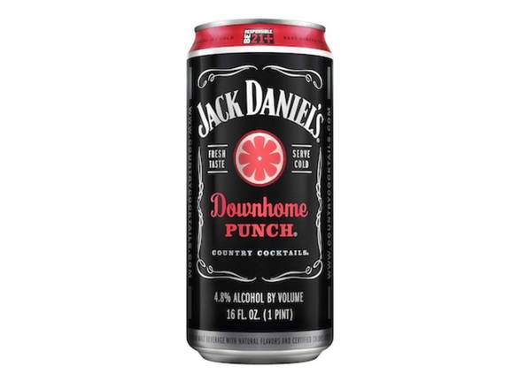 Order Jack Daniel's Country Cocktails Downhome Punch - 16oz Can food online from Shar Armanetti Fine Wine & Spirits store, Carpentersville on bringmethat.com