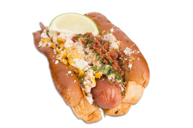 Order Elote Dog food online from Dirt Dog store, Los Angeles on bringmethat.com