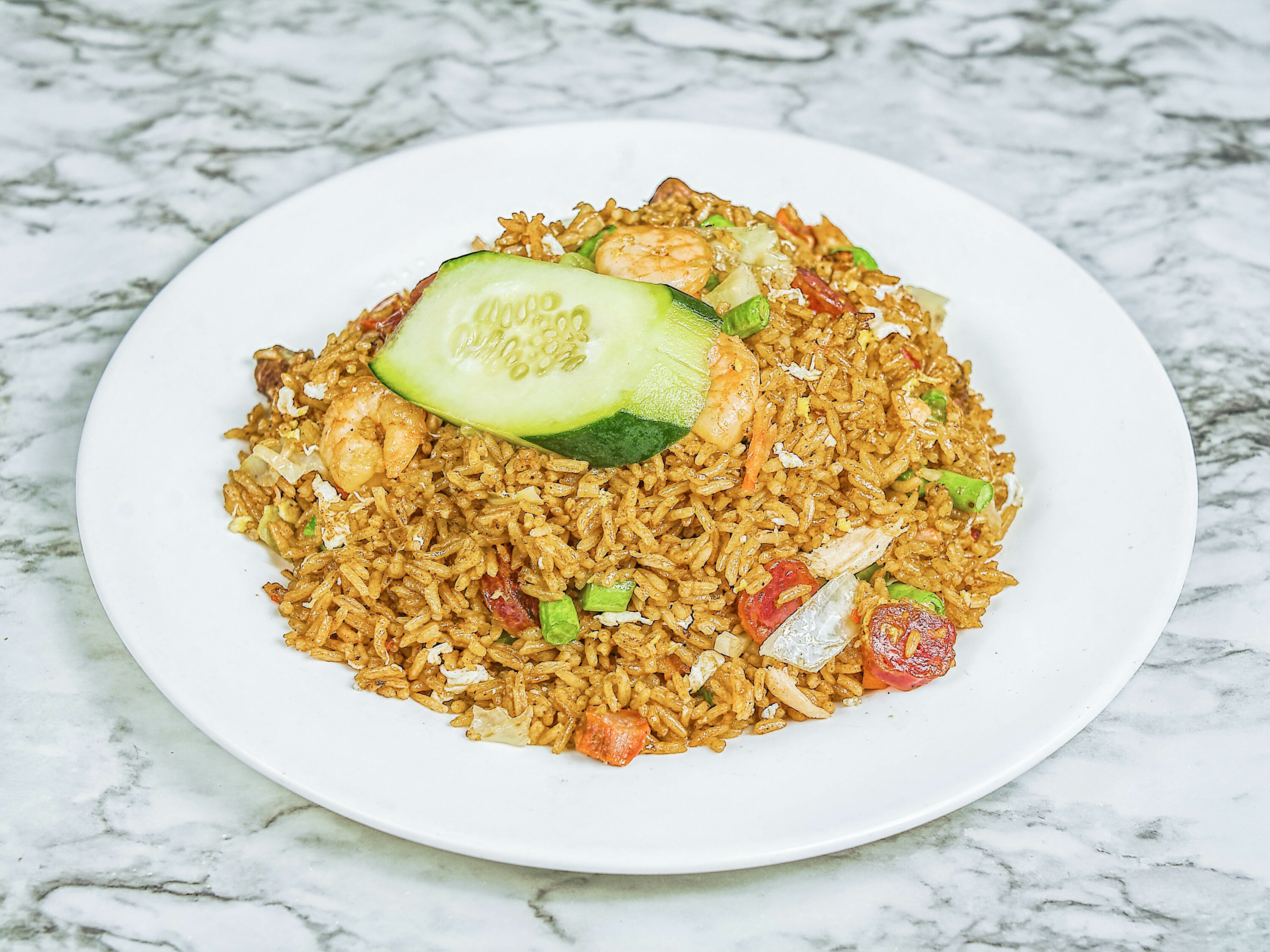 Order House Special Fried Rice food online from Hibiscus store, South Richmond Hill on bringmethat.com