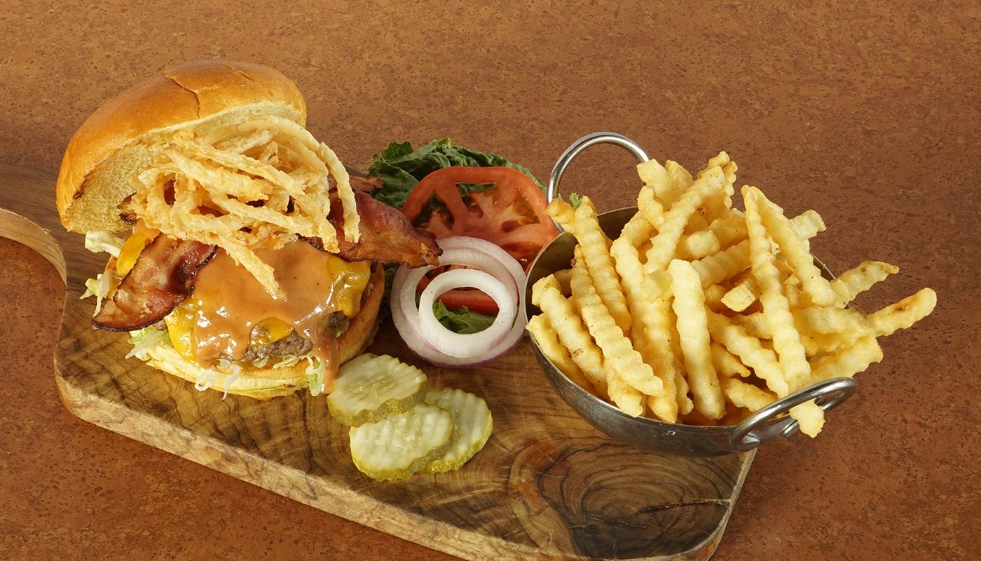 Order On The Run Burger food online from Wild Bill's Sports Saloon store, Blaine on bringmethat.com