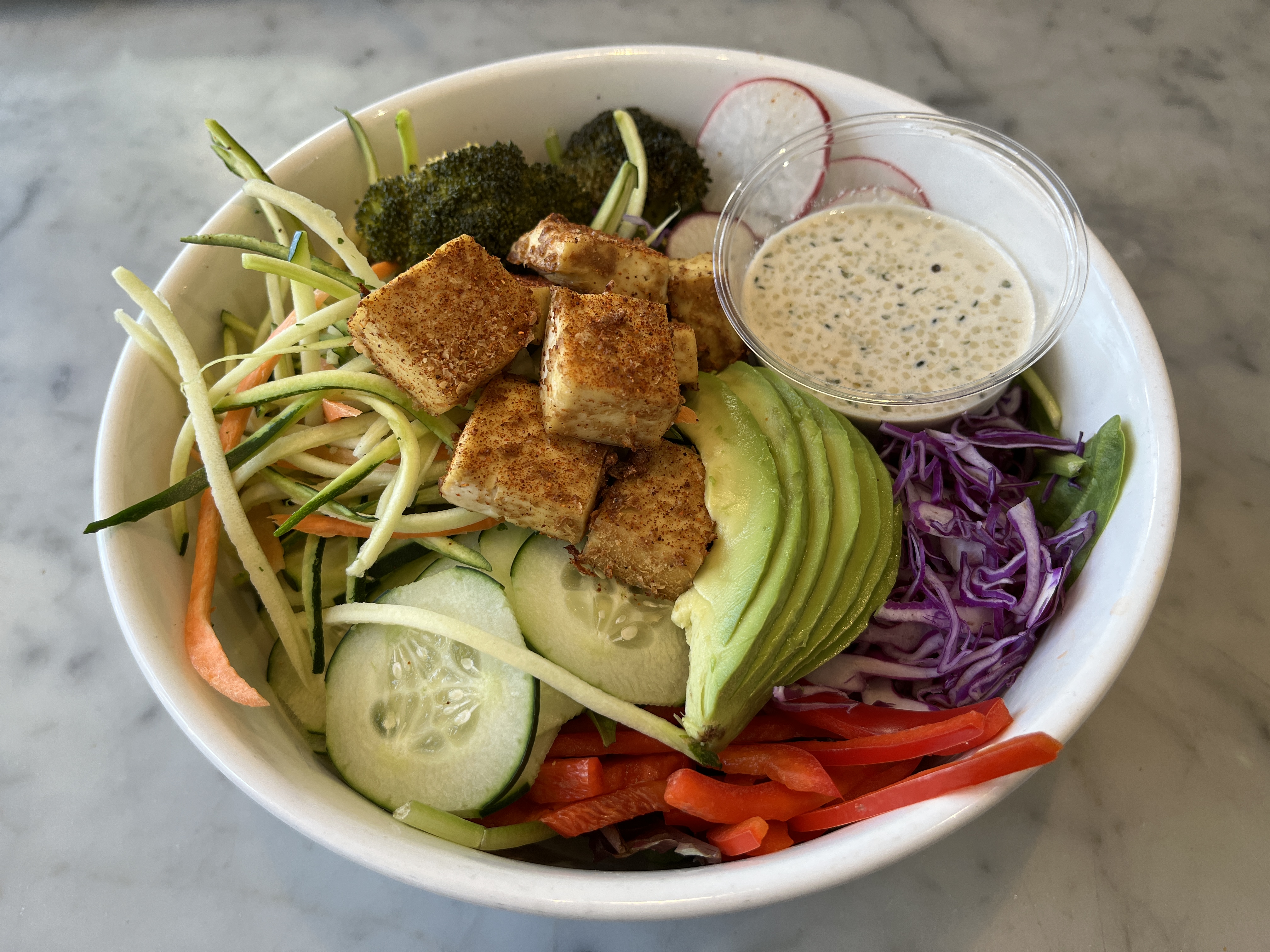 Order WeShred Salad food online from Nourish Cafe store, San Francisco on bringmethat.com