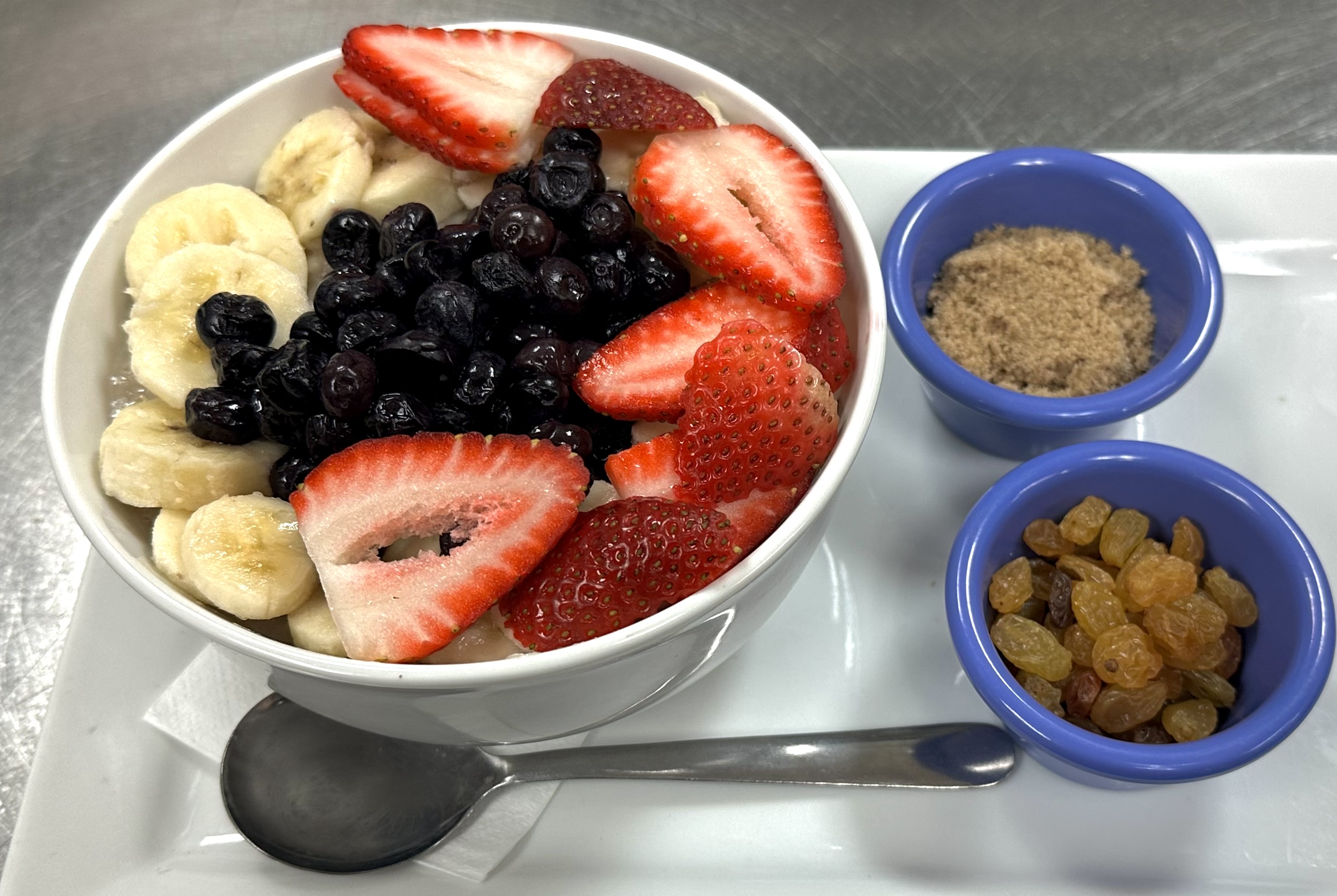 Order Fruit and Oatmeal Breakfast Bowl food online from The Lucky Penny Diner And Deli store, Naperville on bringmethat.com