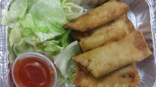 Order 4 Thai Chicken Spring Rolls food online from Yan Asian Restaurant store, Rutherford on bringmethat.com
