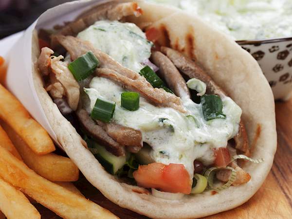 Order Chicken Gyro Sandwich food online from The Casbah Halal store, New York on bringmethat.com