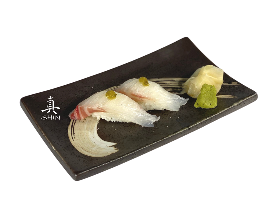 Order Snapper Nigiri food online from Shin ramen store, Los Angeles on bringmethat.com
