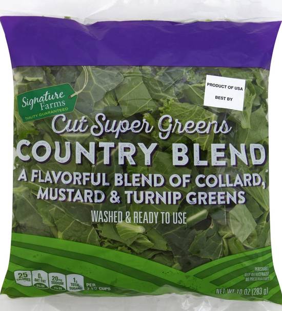 Order Signature Farms · Country Greens (10 oz) food online from Albertsons store, Saint George on bringmethat.com