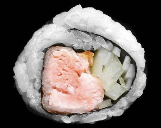 Order Cooked Salmon Roll food online from J2 PIZZA CAFE & SUSHI BAR store, Brooklyn on bringmethat.com