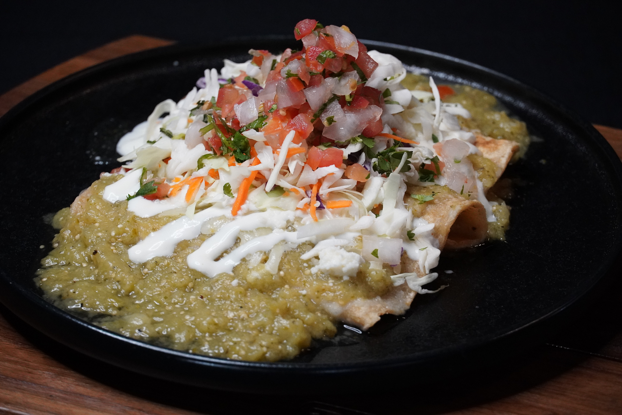 Order Signature Enchilada Plate food online from Be Good Restaurant & Experience store, Temecula on bringmethat.com