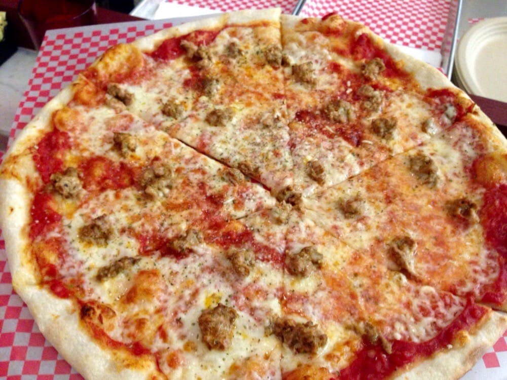 Order Delicious Sausage Pizza - Small 12'' food online from Delicious Pizza store, Los Angeles on bringmethat.com
