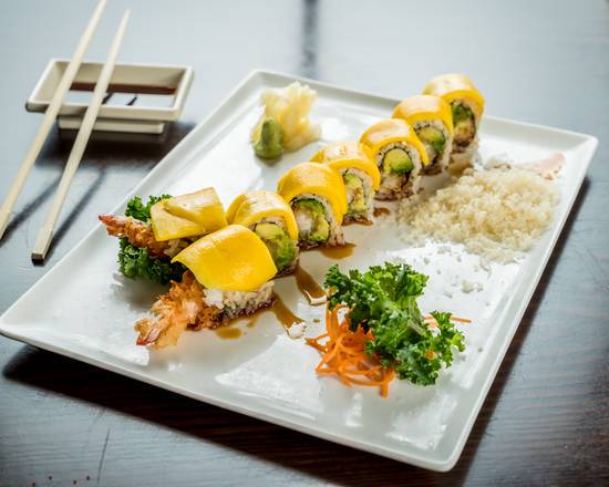 Order Bahama Mama Roll food online from Mizu Ken Sushi store, Bayport on bringmethat.com