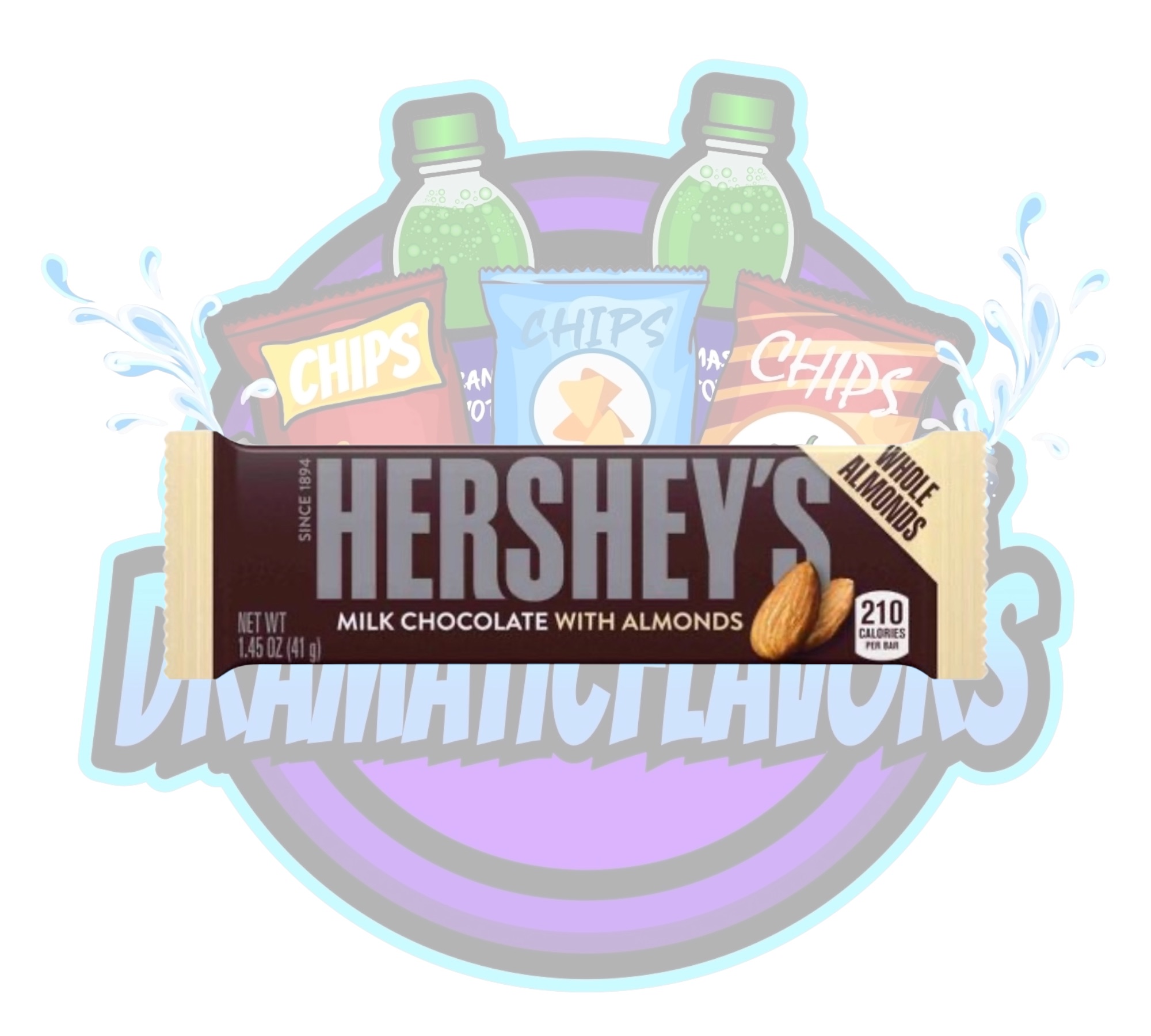 Order Hershey's Milk Chocolate With Almonds food online from Dramaticflavors store, Bethlehem on bringmethat.com