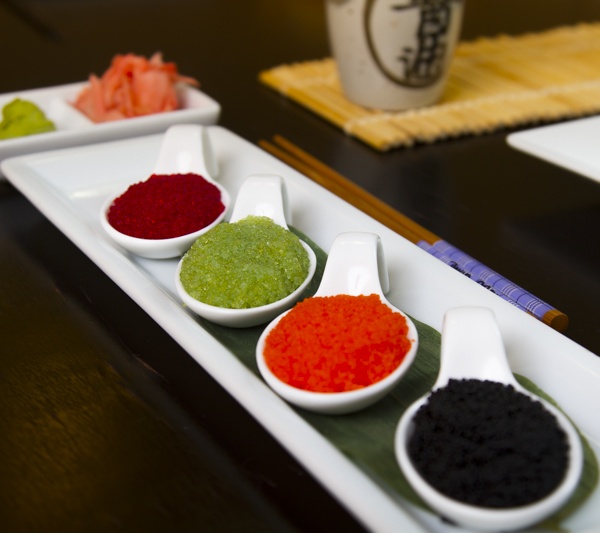 Order Black Caviar Nigiri food online from Beluga Japanese Restaurant store, Round Rock on bringmethat.com