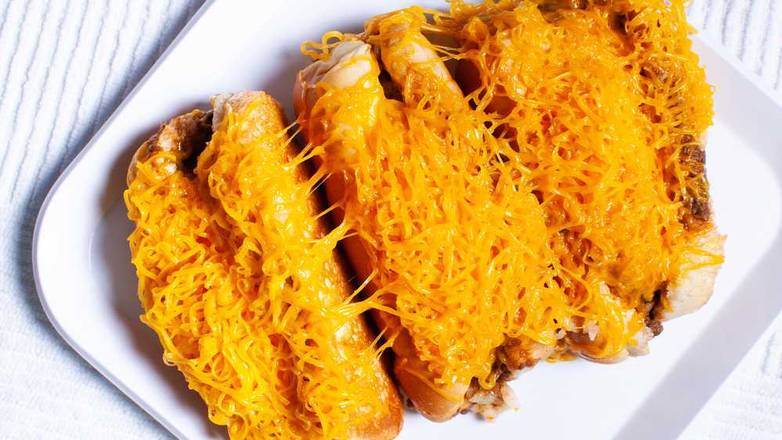 Order 3 Cheese Coneys (Chili and Cheese on the Side) food online from Skyline Chili store, Dry Ridge on bringmethat.com