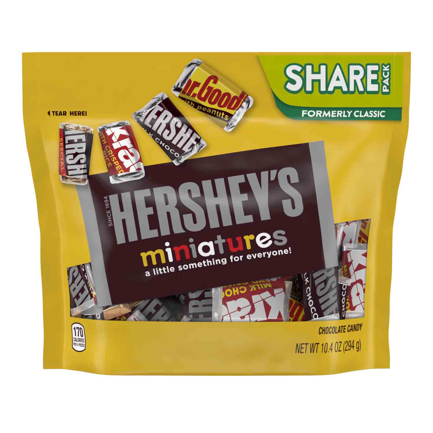 Order Hershey's Miniatures Chocolate Candy, Assortment - 10.4 oz food online from Rite Aid store, Cathedral City on bringmethat.com