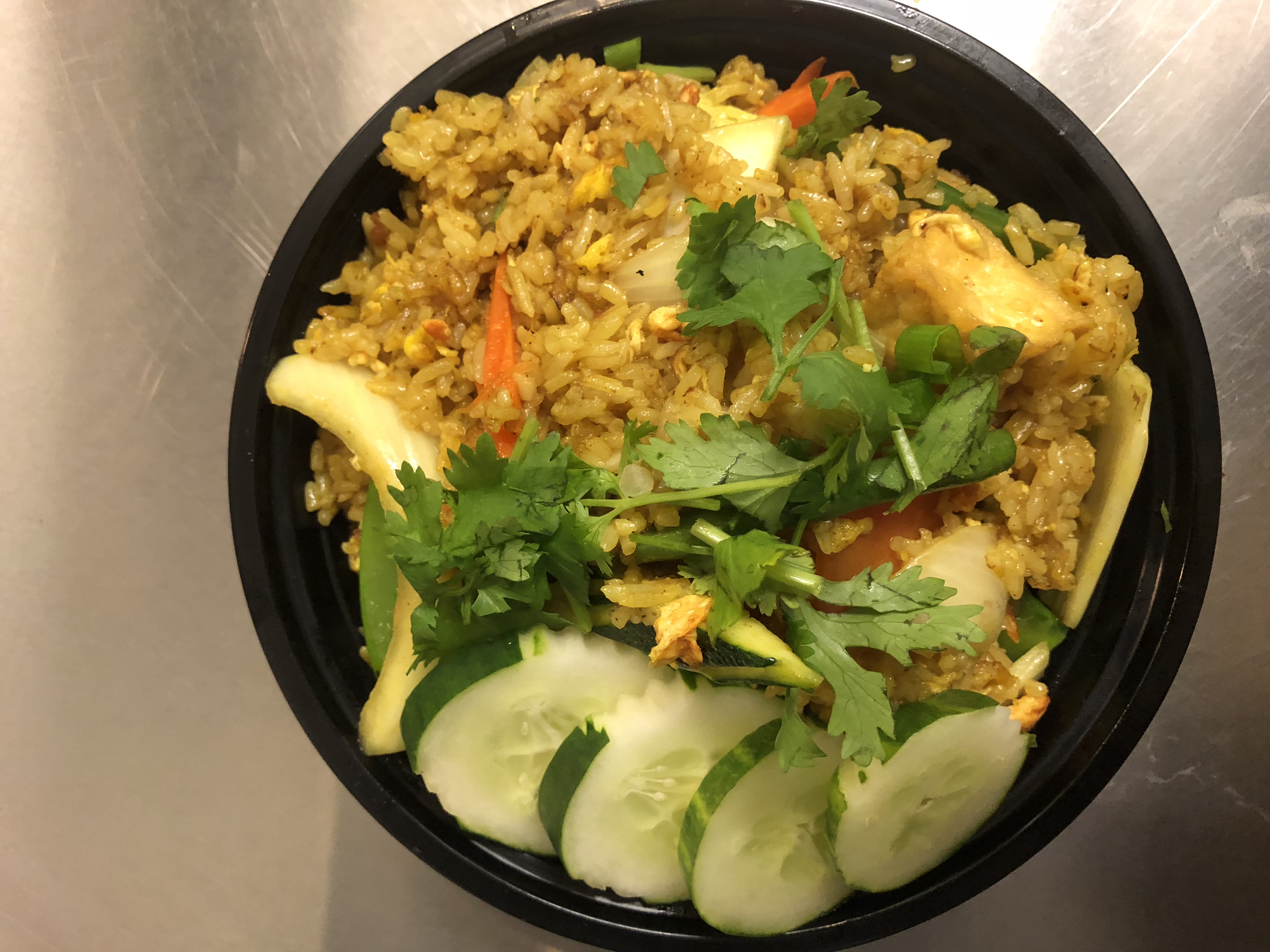 Order Yellow Fried Rice food online from Little Thai Kitchen store, Chappaqua on bringmethat.com