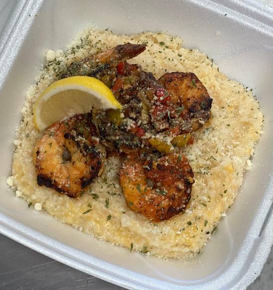 Order Shrimp n Cheezy Grits food online from The Nation Bar And Grill store, St. Louis on bringmethat.com