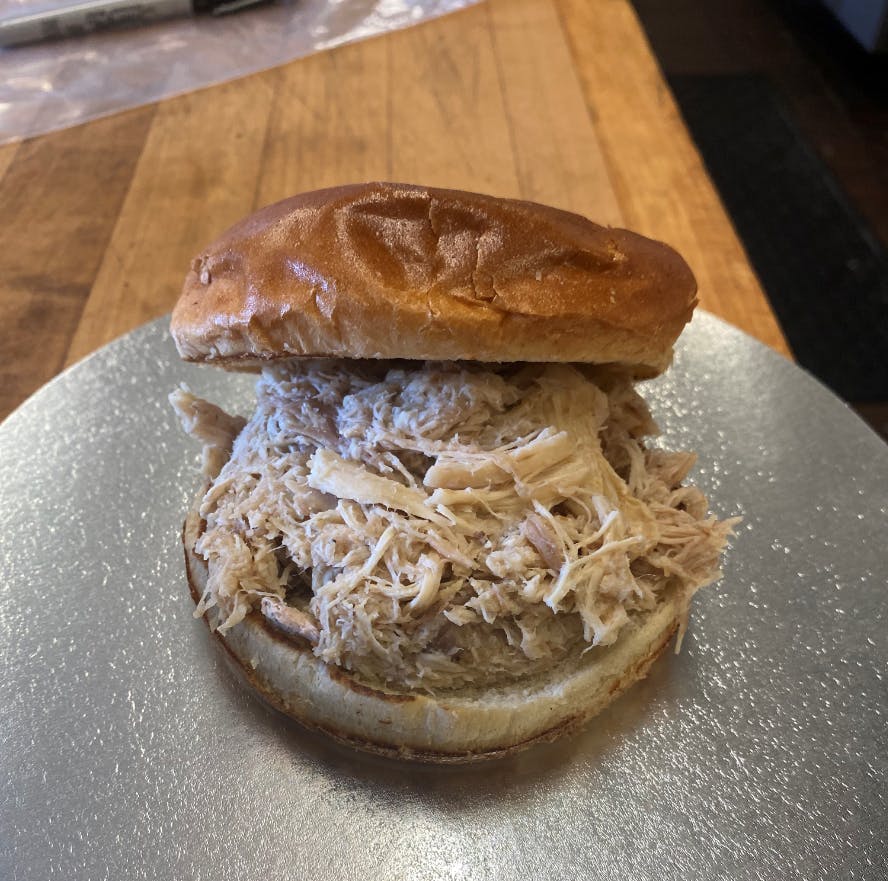 Order Shredded Chicken Sandwich - Sandwich food online from Big D Pizza store, Clyde on bringmethat.com