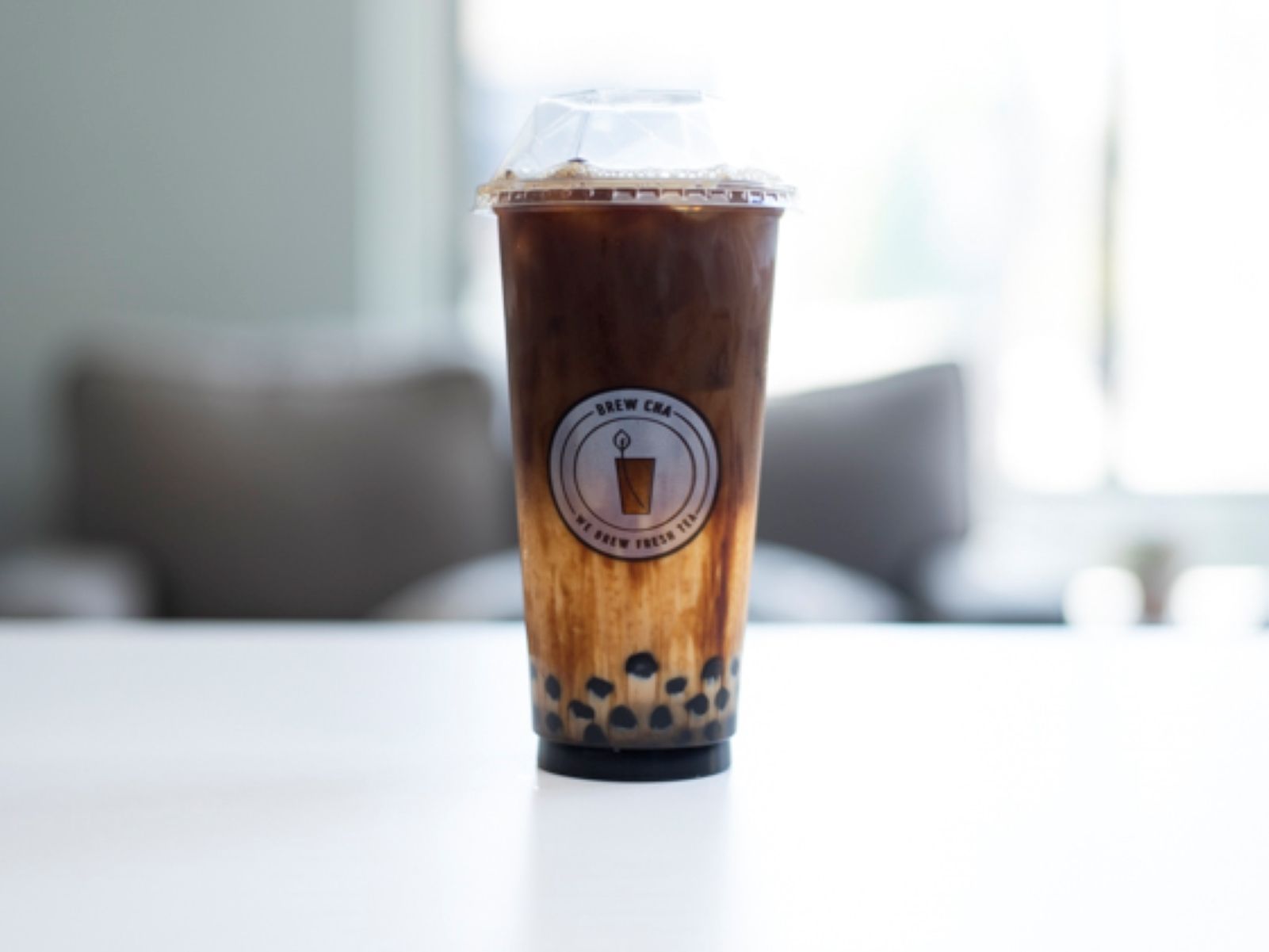 Order Black Sugar Latte With COFFEE @ GH food online from Brew Cha store, San Francisco on bringmethat.com