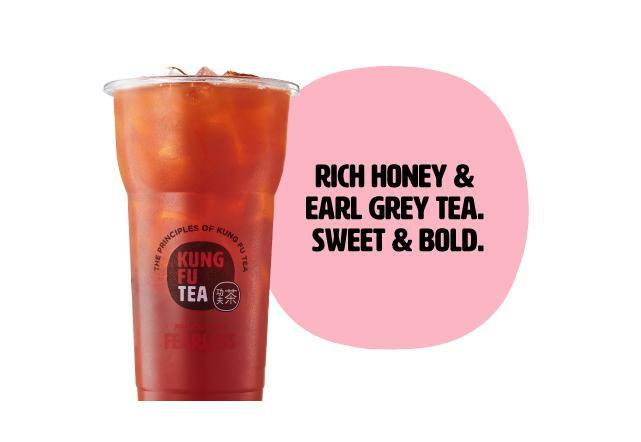 Order Honey Black Tea food online from Kung Fu Tea store, Cincinnati on bringmethat.com