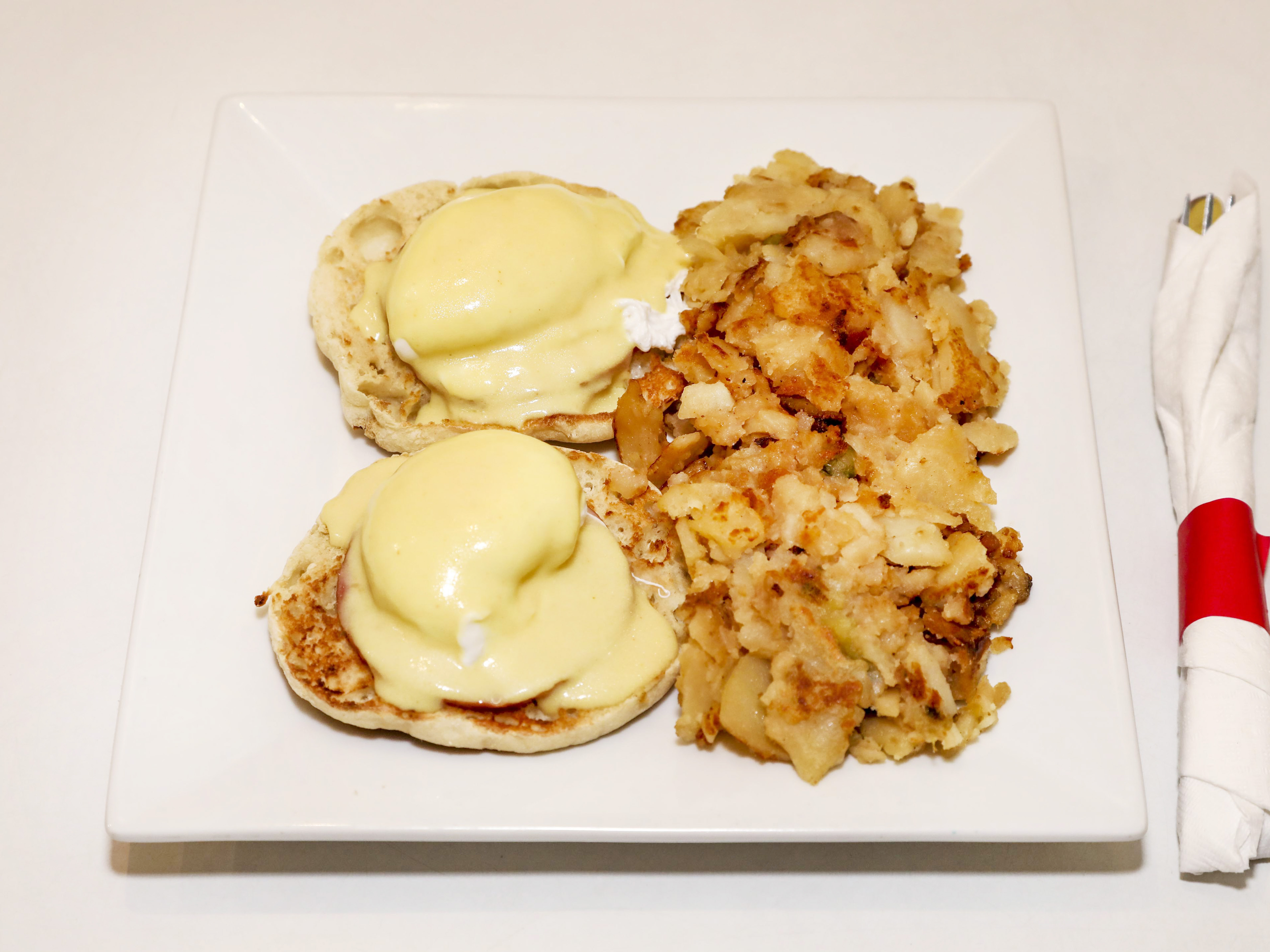 Order Egg Benedict food online from Grand canyon diner store, Brooklyn on bringmethat.com