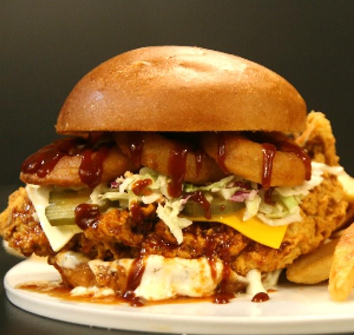 Order Deluxe Sandwich (Only) # food online from Honey Dress Fried Chicken store, Torrance on bringmethat.com