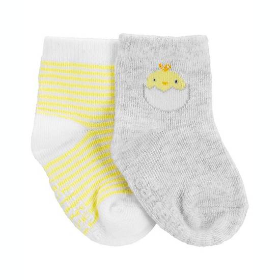Order carter's® Size 12-24M 2-Pack Easter Booties in Yellow/Stripe food online from Bed Bath & Beyond store, Lancaster on bringmethat.com