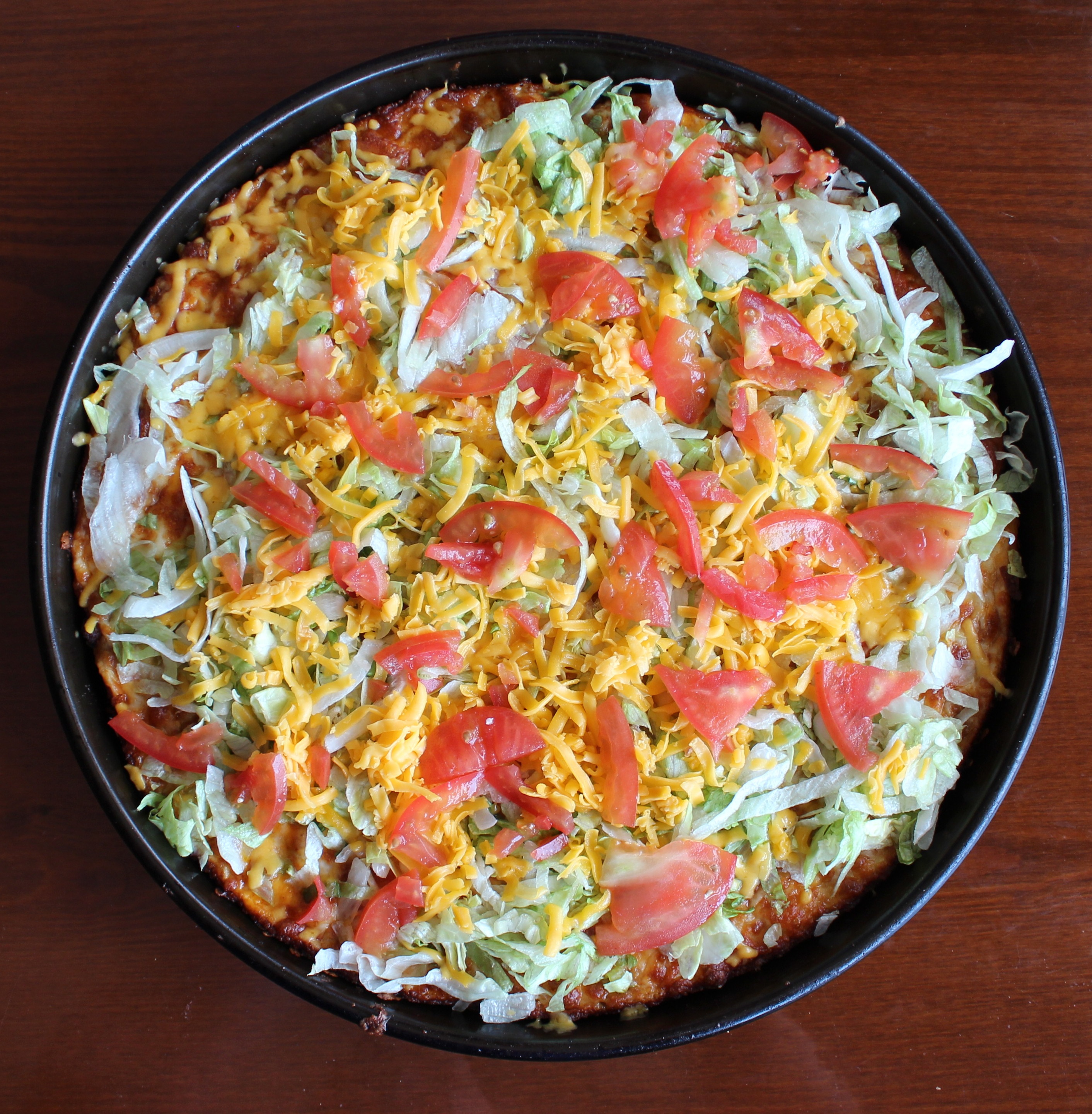 Order Taco Pizza food online from Quatro's store, Carbondale on bringmethat.com