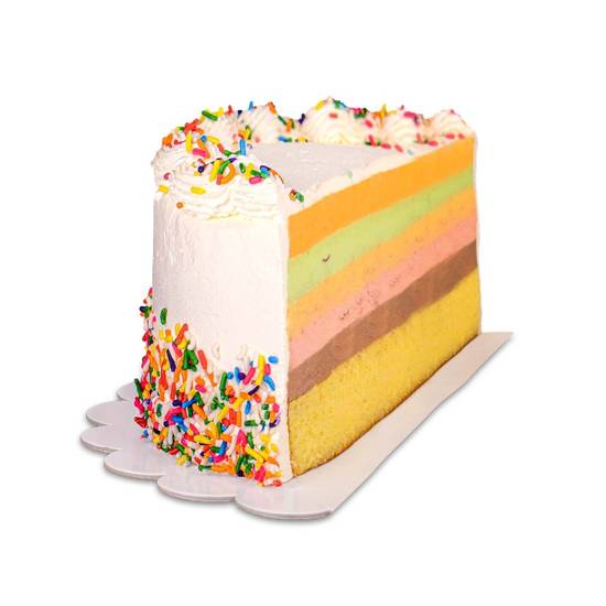Order Rainbow Cone Half Round Cake food online from The Original Rainbow Cone store, Lombard on bringmethat.com
