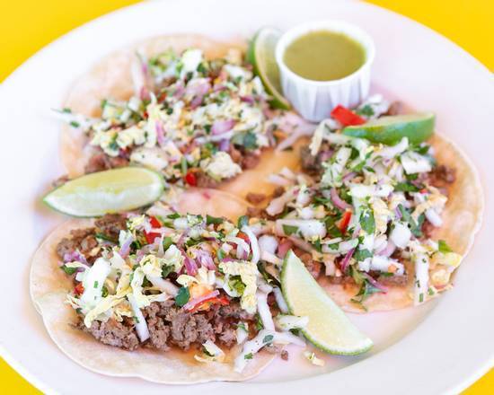 Order IMPOSSIBLE Vegan Tacos food online from Fred 62 store, Los Angeles on bringmethat.com