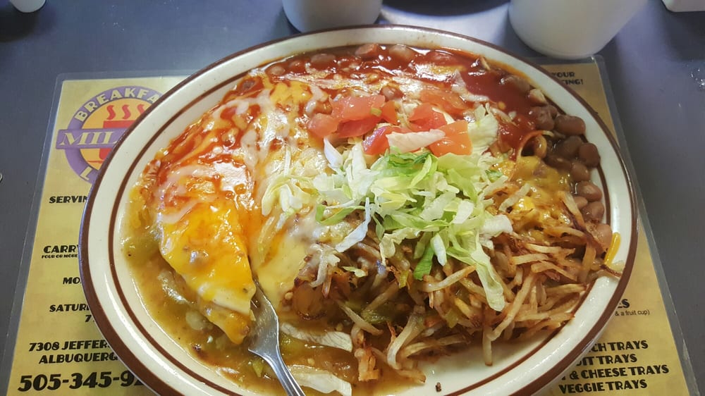 Order Famous Huevos Rancheros food online from Milly Sandwich Shop store, Albuquerque on bringmethat.com