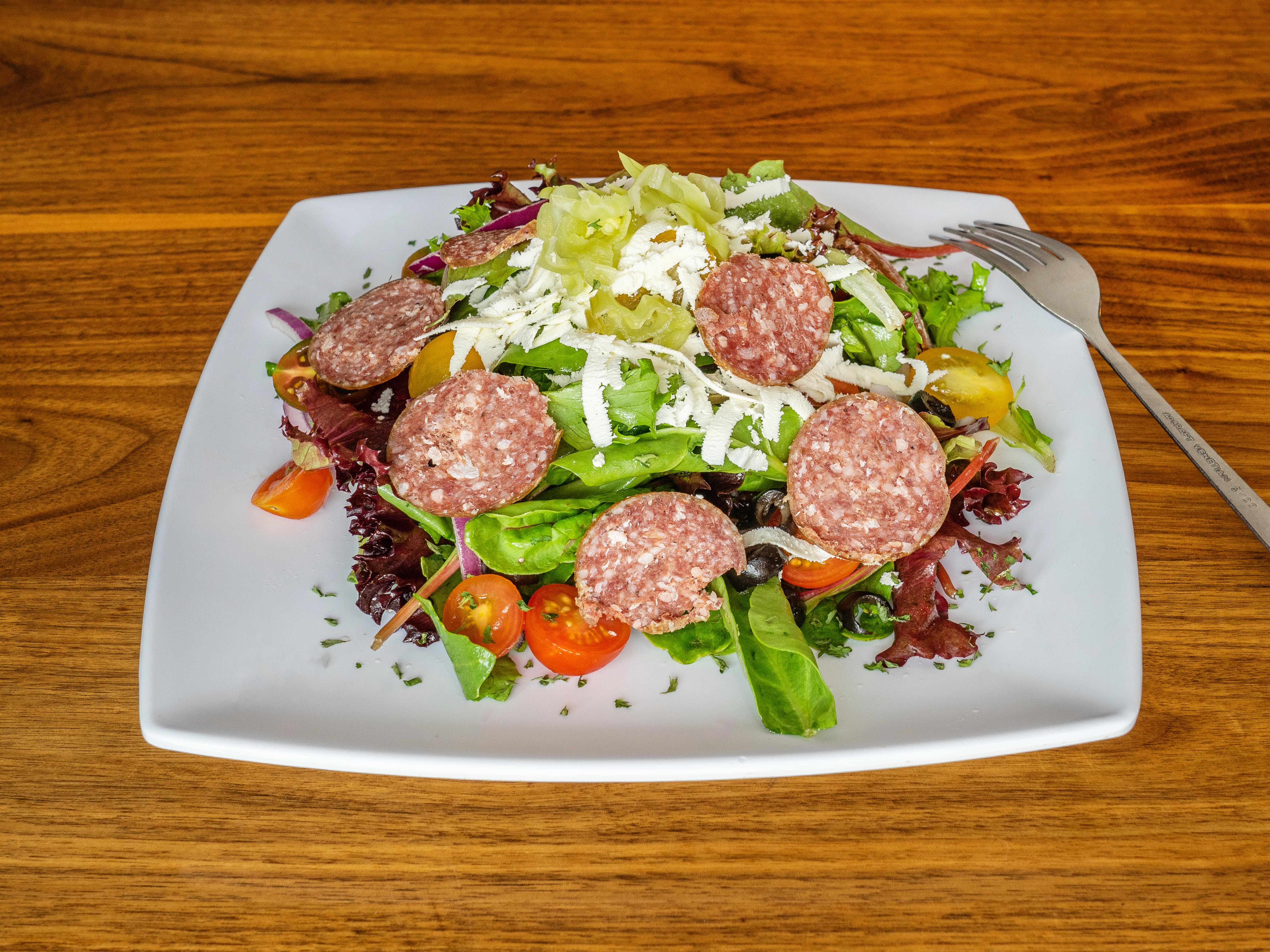 Order Antipasto Salad food online from Sofra Urbana store, Fountain Valley on bringmethat.com