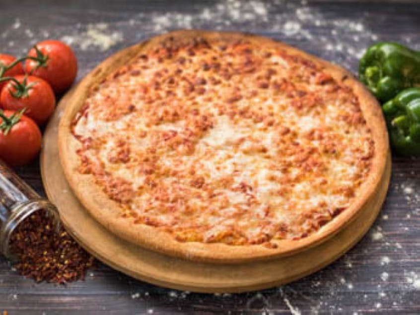 Order Plain Cheese Pizza - Medium (6 Slices) food online from Pat Pizza store, Wilmington on bringmethat.com