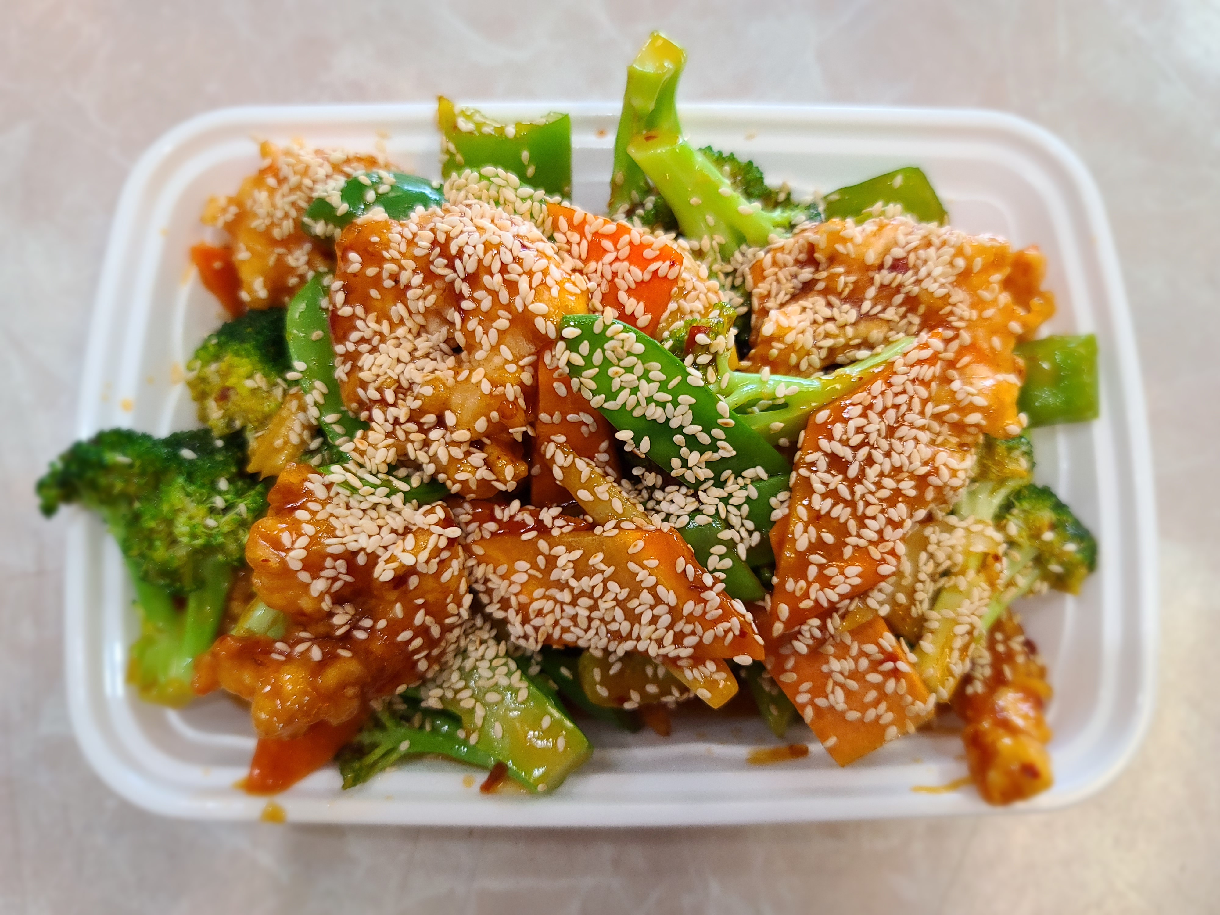Order S.Crispy Sesame Shrimp food online from China King store, Florissant on bringmethat.com