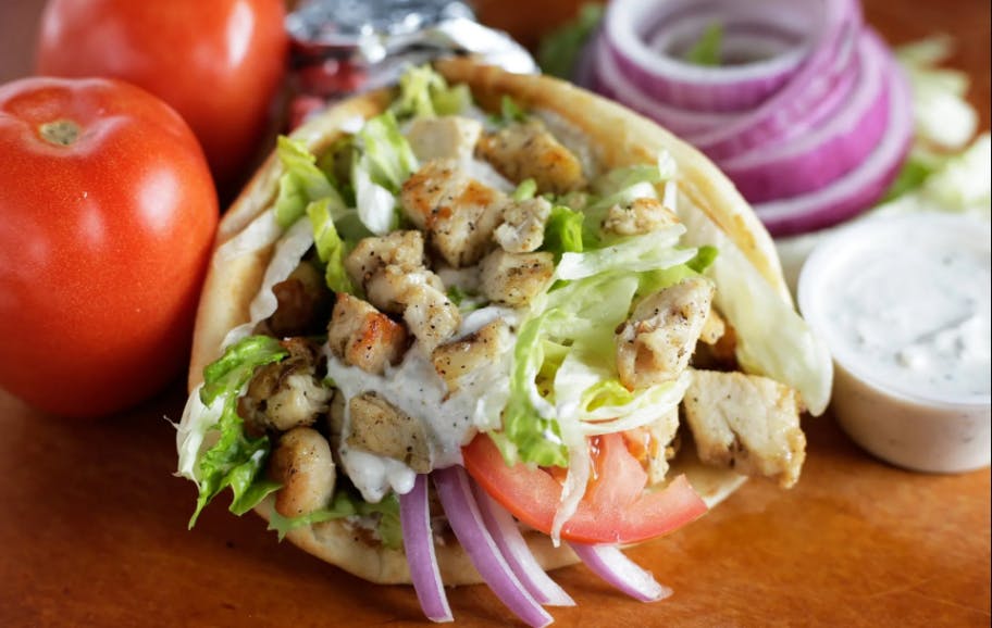 Order Chicken Gyro - Gyro food online from Can Am Pizza store, Federal Way on bringmethat.com