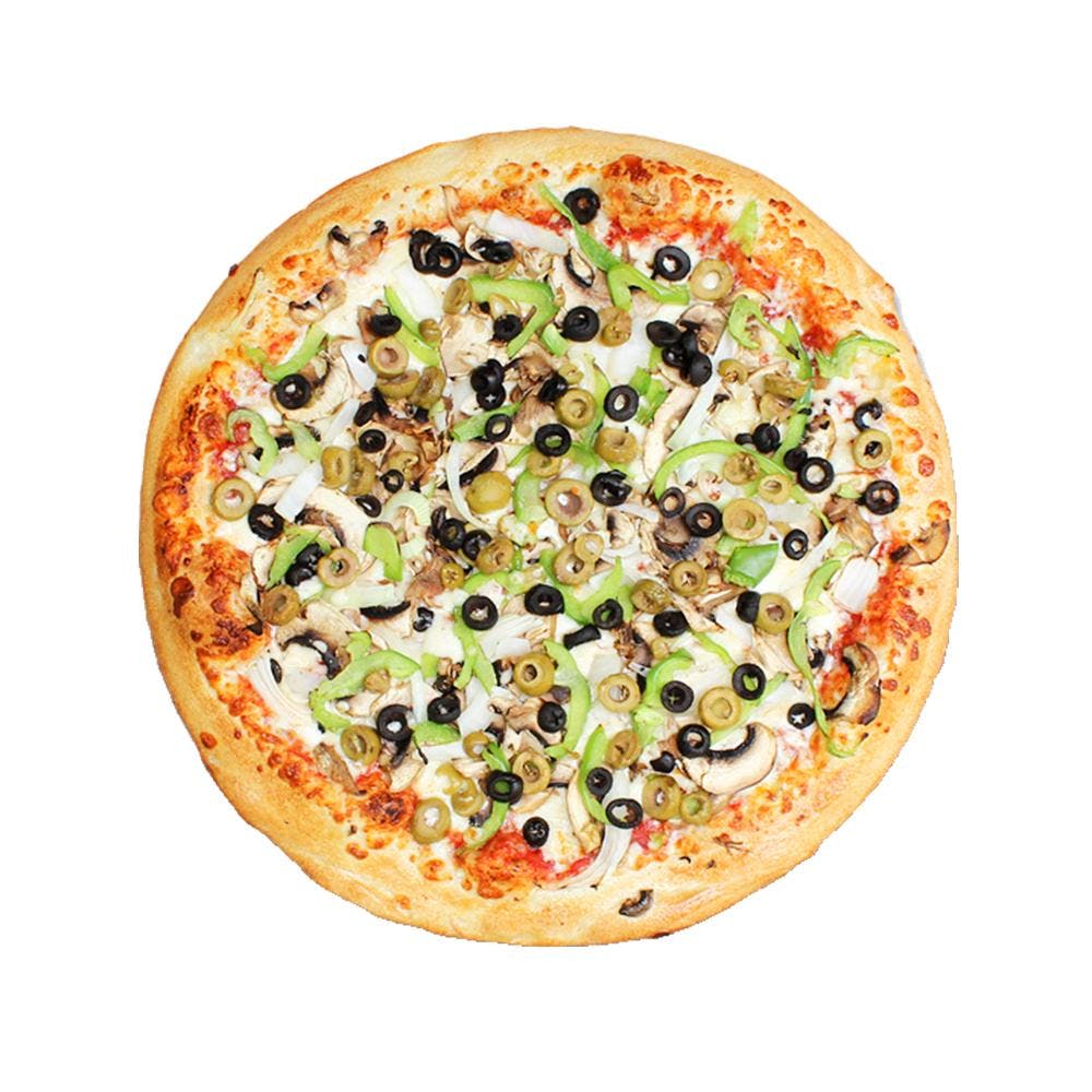 Order Veggie Pizza - Small 10" food online from Mano's Pizza store, Annandale on bringmethat.com