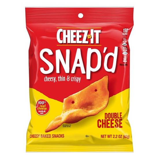 Order Cheez-It Snap'D Double Cheese Crackers food online from Exxon Food Mart store, Port Huron on bringmethat.com