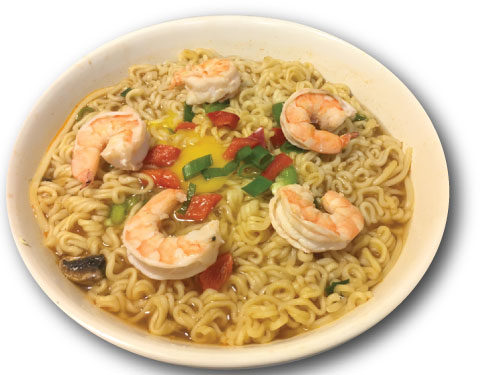 Order 4. Shrimp Ramyun food online from Broadway Diner store, Stockbridge on bringmethat.com